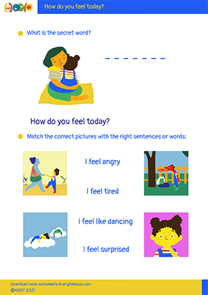 How Do You Feel Today – Worksheet