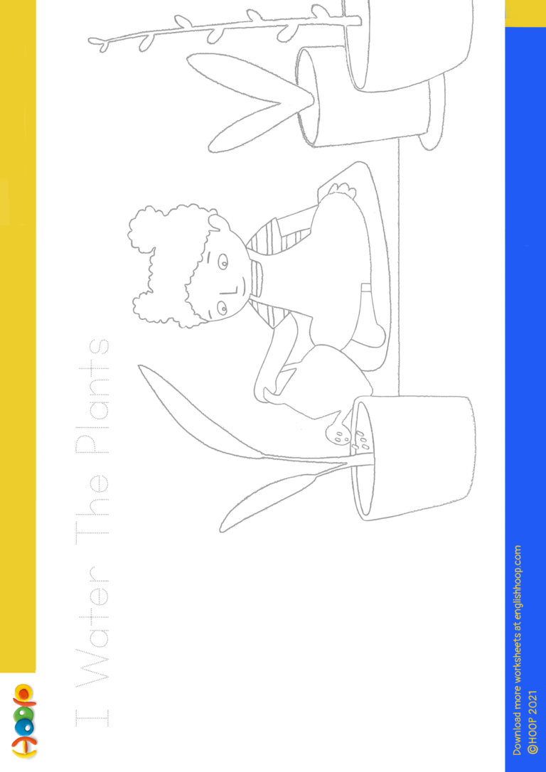 My Day – Colouring Page